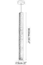 Volkan Tube Pendant Light
