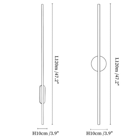 Volt Line Rechargeable Wall Lamp