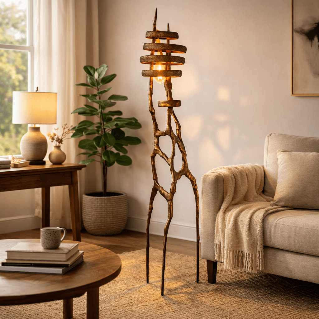 Vortex Sculpture Floor Lamp