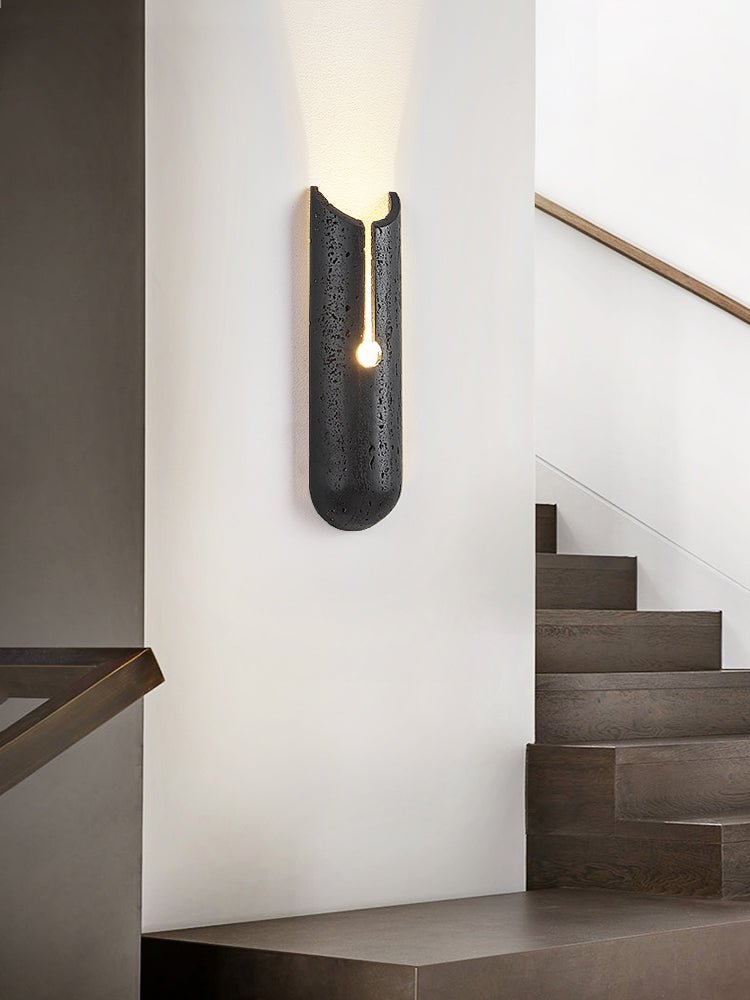 Vulca Split Stone Wall Light