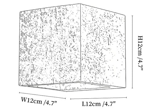 Vulcanis Cube Wall Lamp
