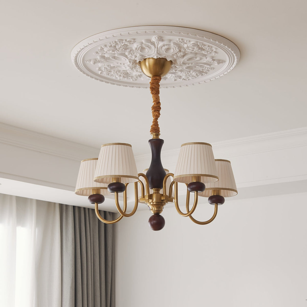 Walden Pleat Chandelier