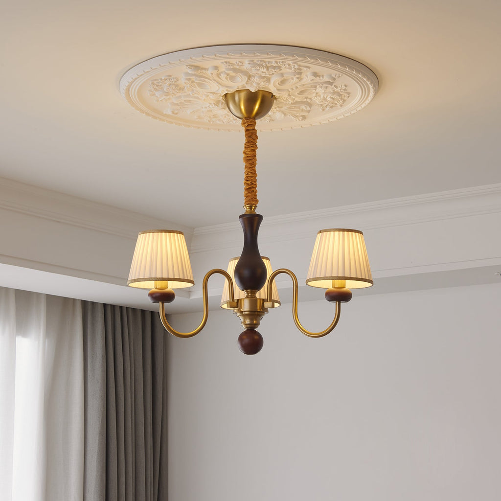 Walden Pleat Chandelier