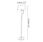 Walnut Whisper Floor Lamp