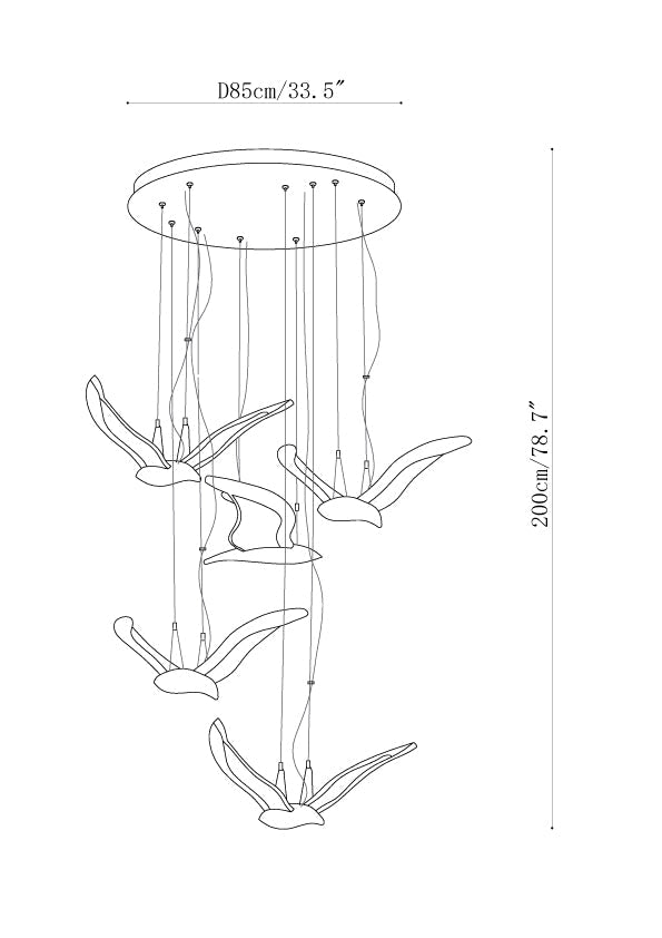 Warbler Chandelier