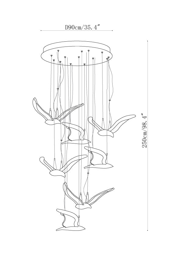 Warbler Chandelier