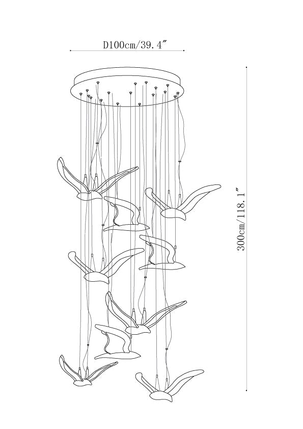 Warbler Chandelier