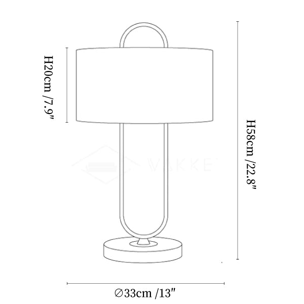 Warner Table Lamp