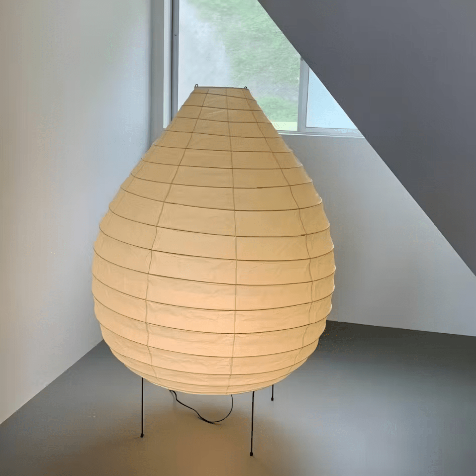 Washi Paper Lantern Floor Lamp