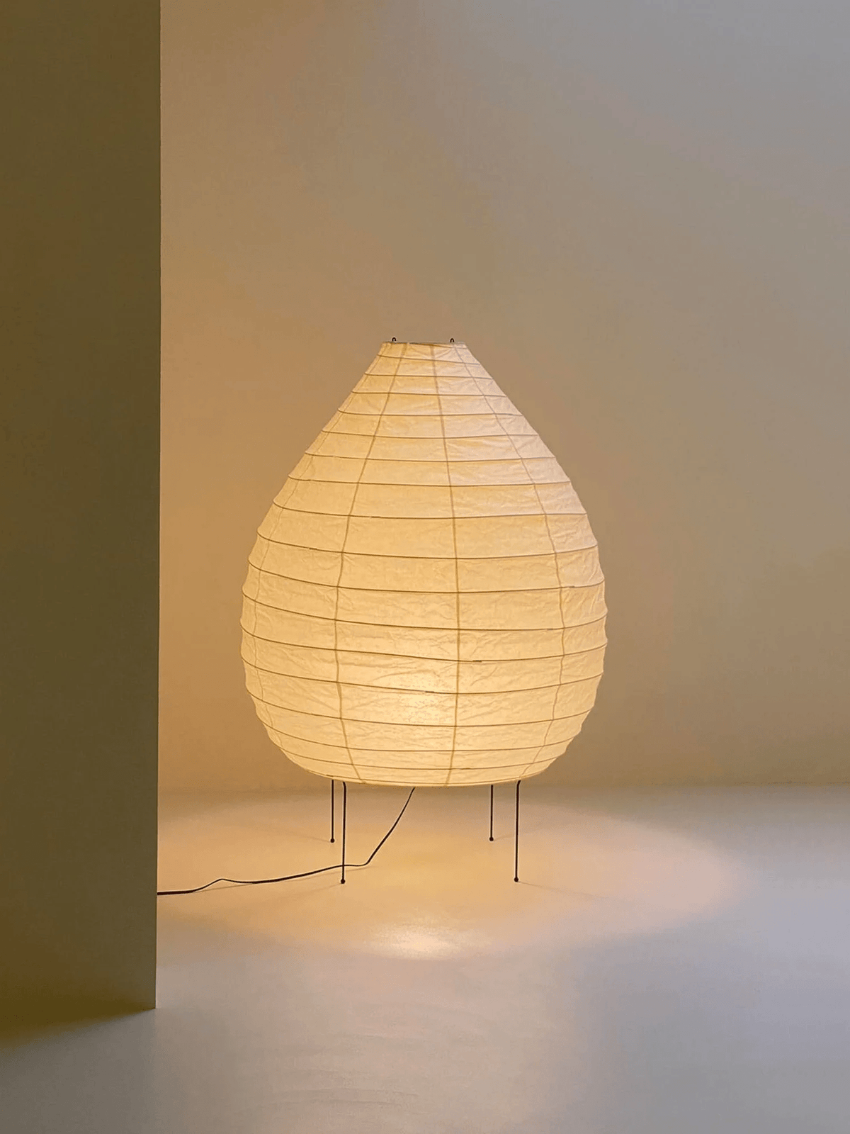 Washi Paper Lantern Floor Lamp