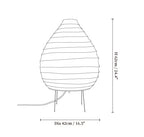 Washi Paper Lantern Table Lamp