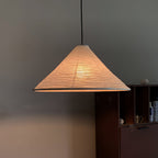 Washi Paper Pyramid Pendant Lamp