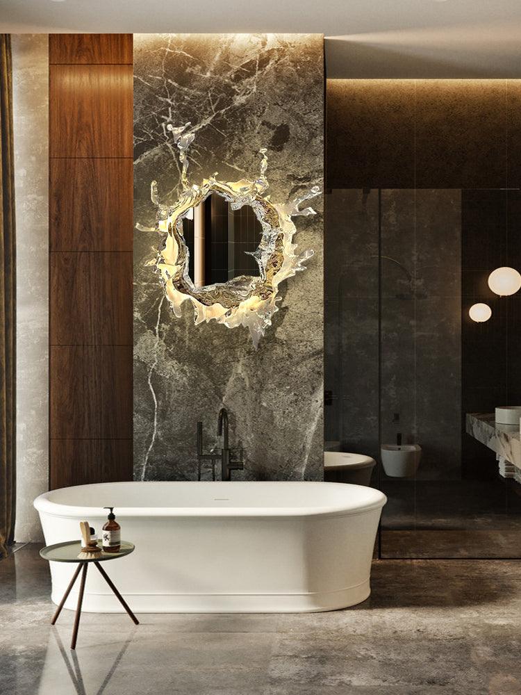 Water Drop Mirror Wall Lamp
