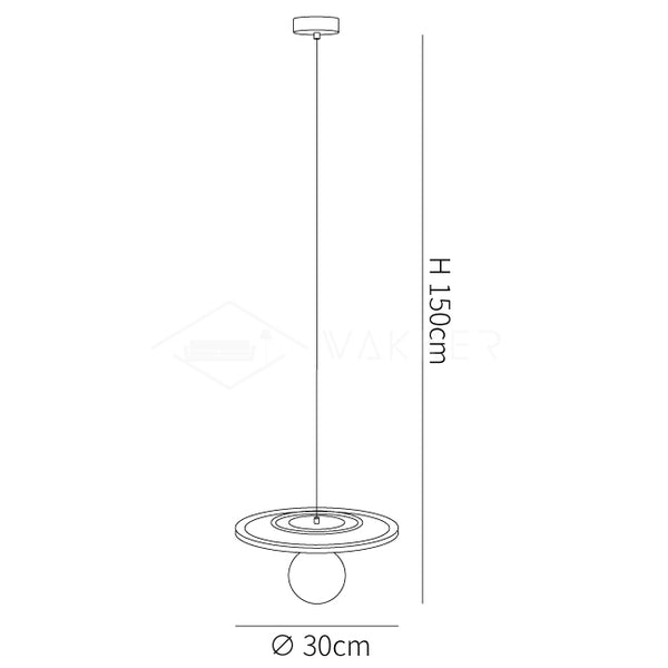 Water Ripple Pendant Lamp