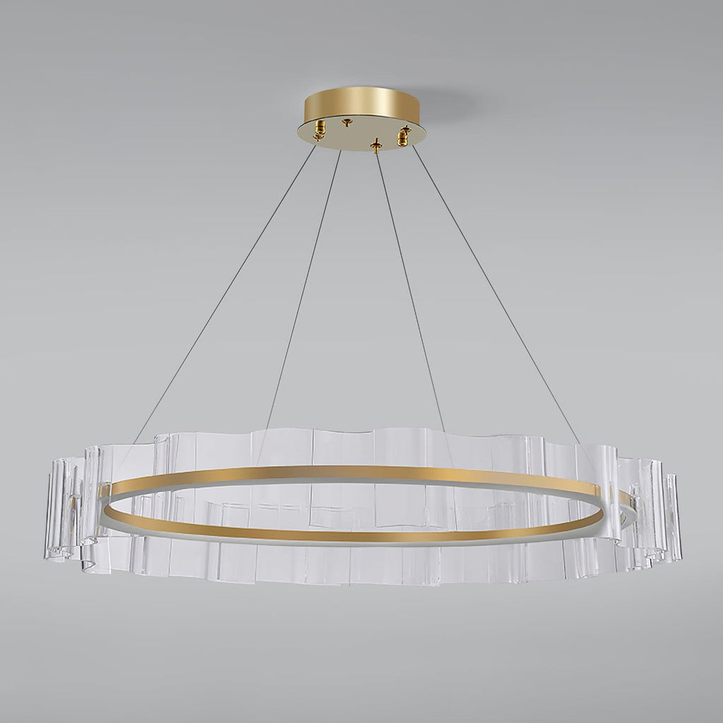 Water Wave Glass Chandelier