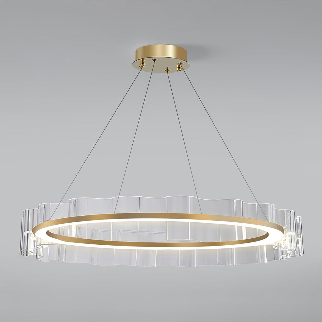 Water Wave Glass Chandelier