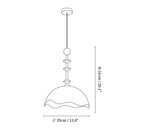 Wave Crest Pendant Lamp