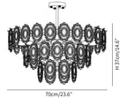 Wave Glass Chandelier