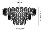 Wave Glass Chandelier