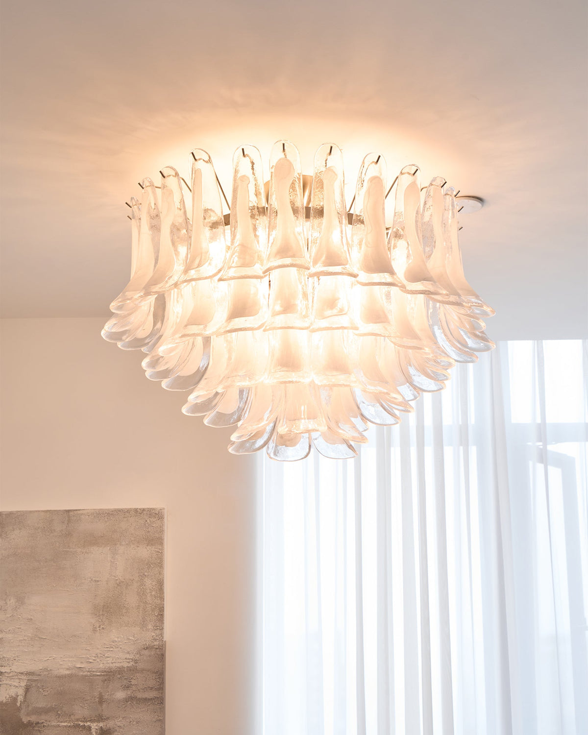 Wave Murano Ceiling Lamp