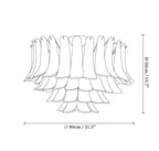 Wave Glass Ceiling Lamp