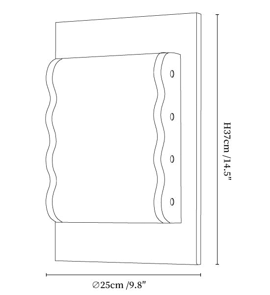 Wavelet Wall Lamp