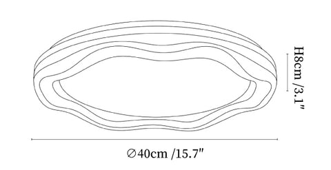Wavora Ceiling Light