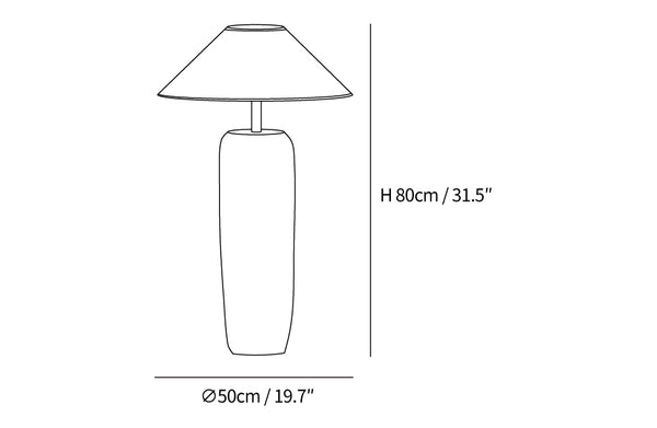 Weathered Wood Grain Floor Lamp