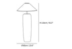 Weathered Wood Grain Floor Lamp