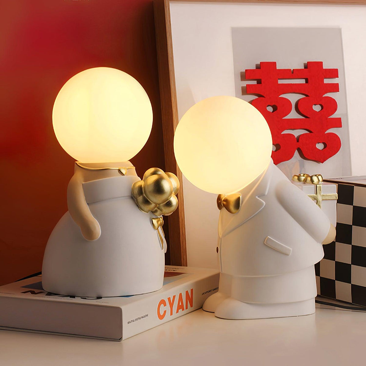 Wedding Decoration Built - in Battery Table Lamp