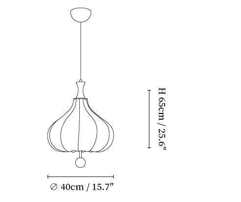Whispering Grace Pendant Light