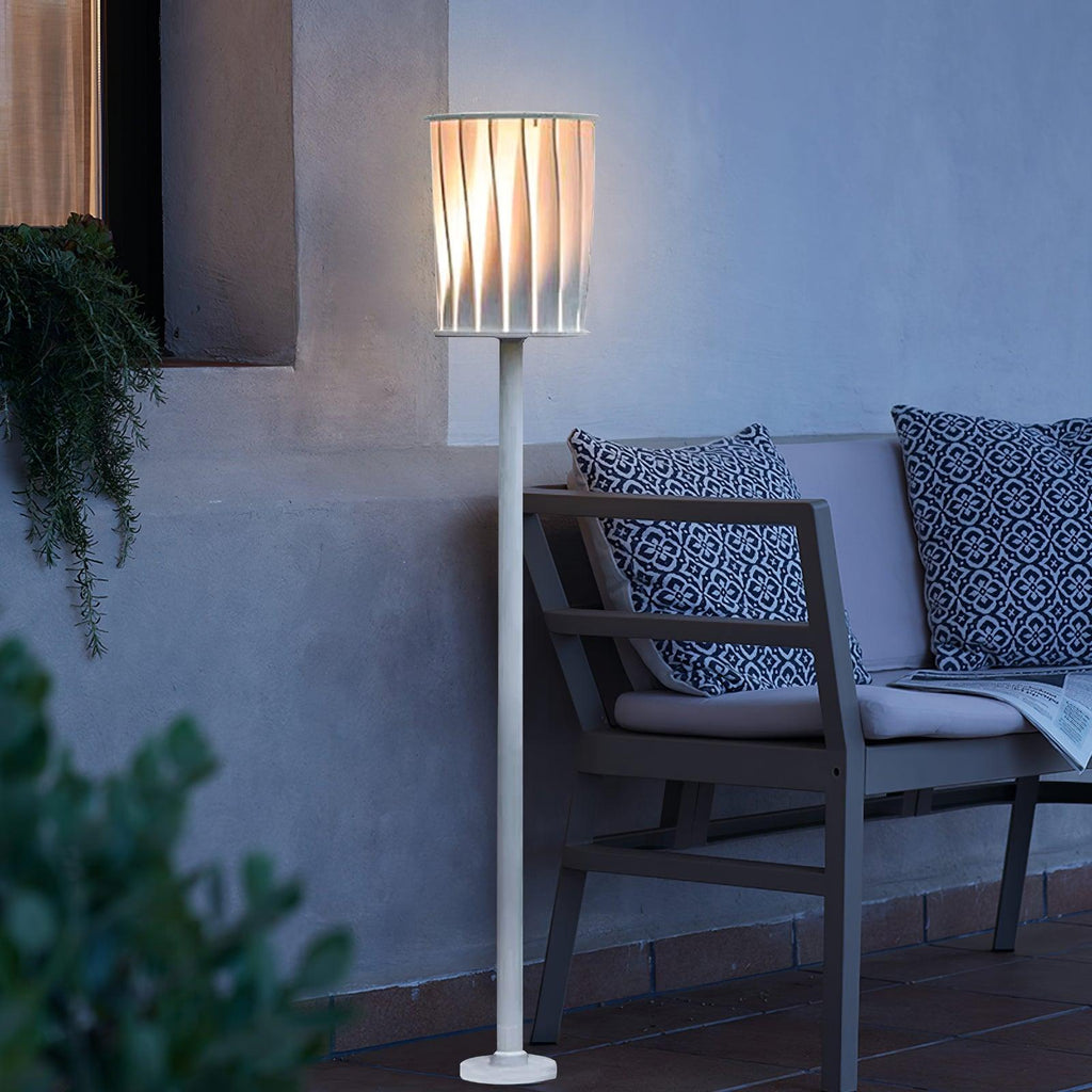 White Column Garden Light