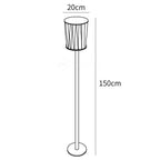 White Column Outdoor Light