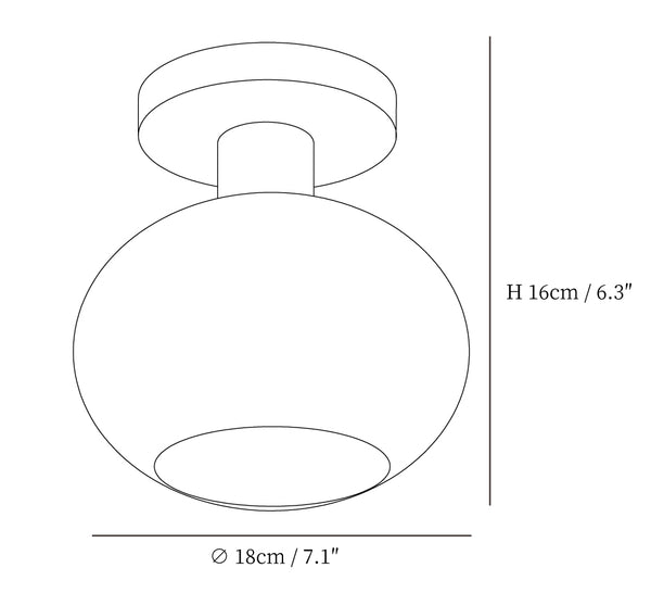 White Shell Ceiling Lamp