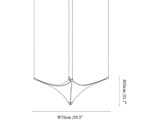Winged Sail Pendant Lamp