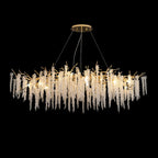 Wisteria Flower Crystal Chandelier