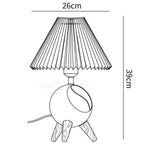 Wood Small Table Lamp
