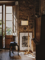 Wood Tmm Floor Lamp
