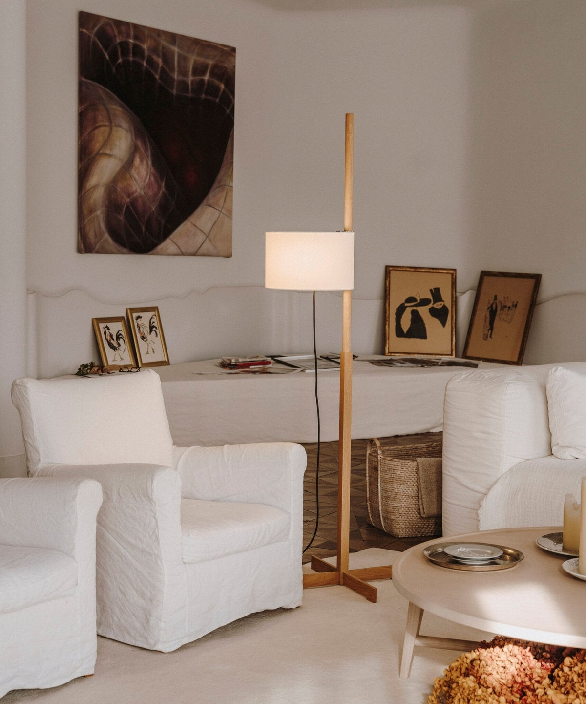 Wood Tmm Floor Lamp