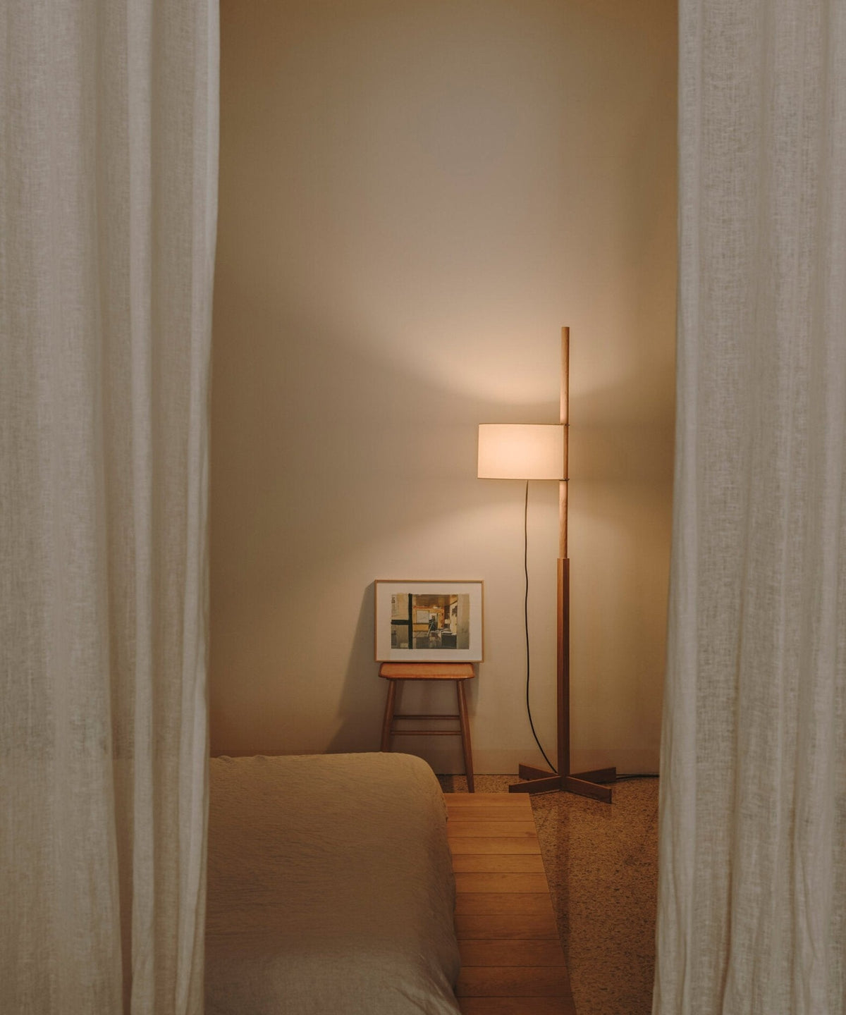 Wood Tmm Floor Lamp