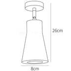 Wood Track Ceiling Lamp
