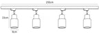 Wood Track Ceiling Lamp
