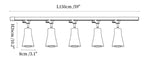 Wood Track Ceiling Lamp