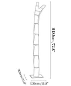 Wooden Branch Candle Tower