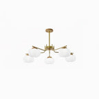 Plastic Cotton Balls Chandelier