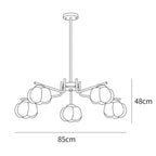 Plastic Cotton Balls Chandelier