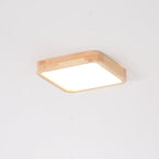Wooden Geometric Ceiling Light