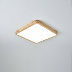 Wooden Geometric Ceiling Light