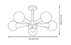 Wooden Nera Chandelier