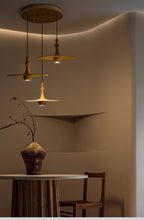 Wooden Spin Pendant Light